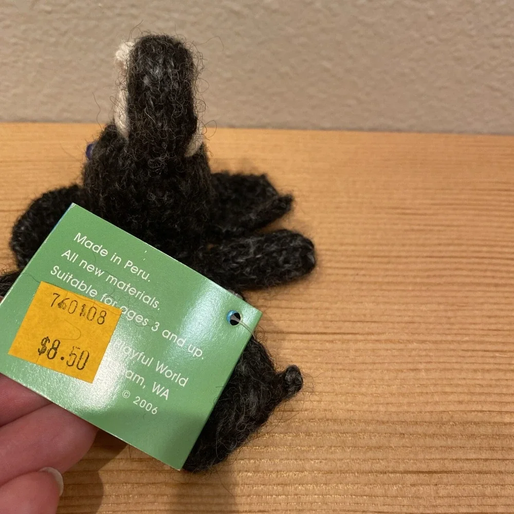 NWT Elephant Finger Puppet Alpaca 2006 NOS‎